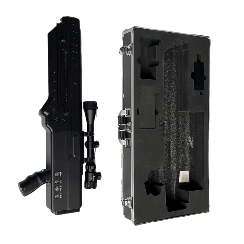  和静手持便携式枪型低空防御反制四通道A型